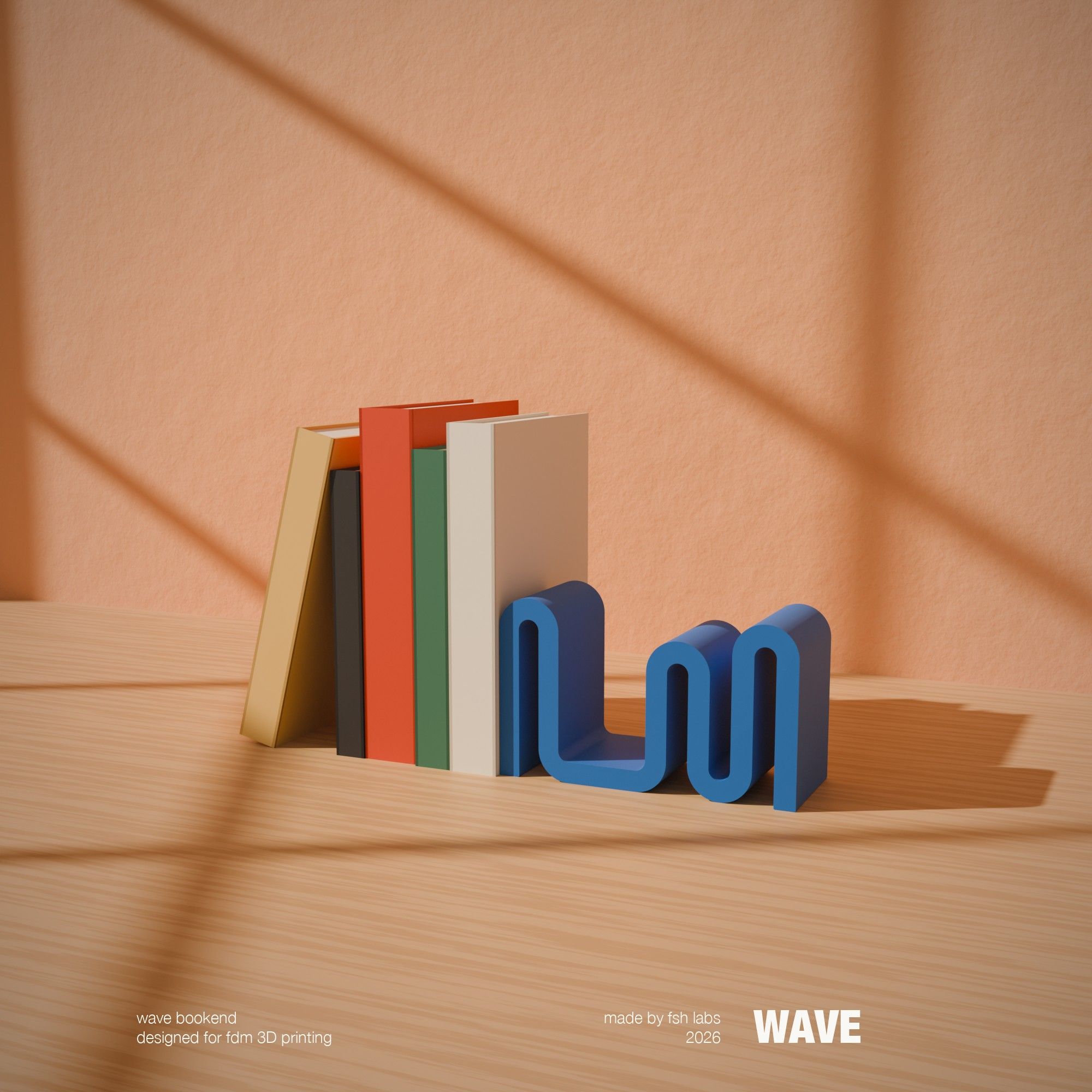 Wave Bookend